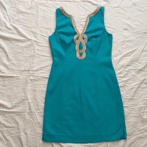 Lilly Pulitzer Janice Shift Dress Sea Blue